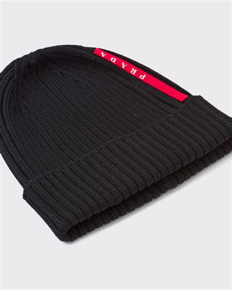 prada 018 beanie|prada beanie black.